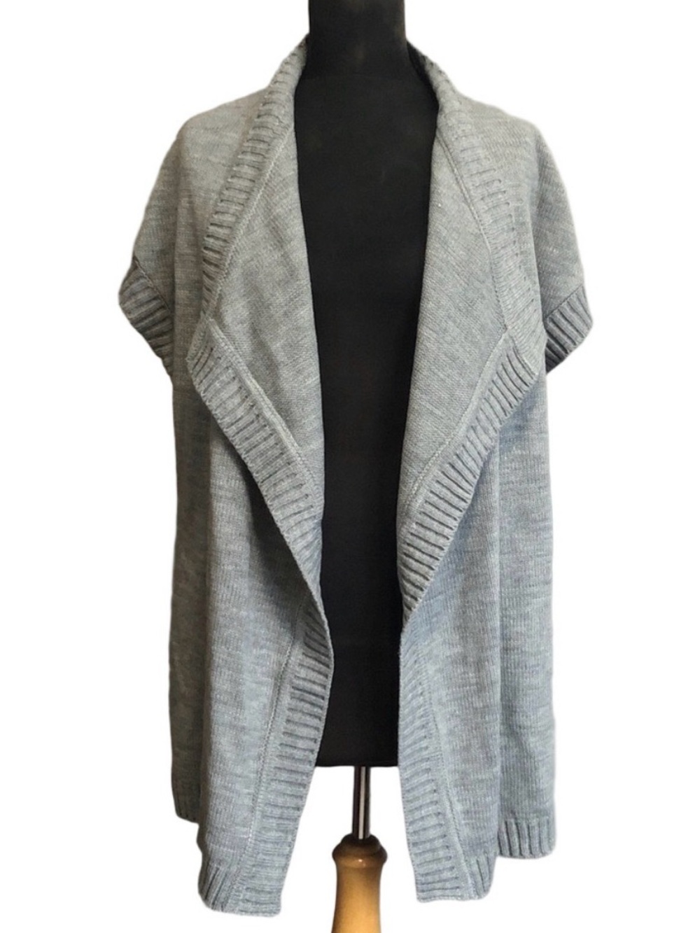NEW Lole Open-Front Cardigan/Sweater Short-Sleeve, Grey, One Size